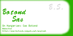 botond sas business card